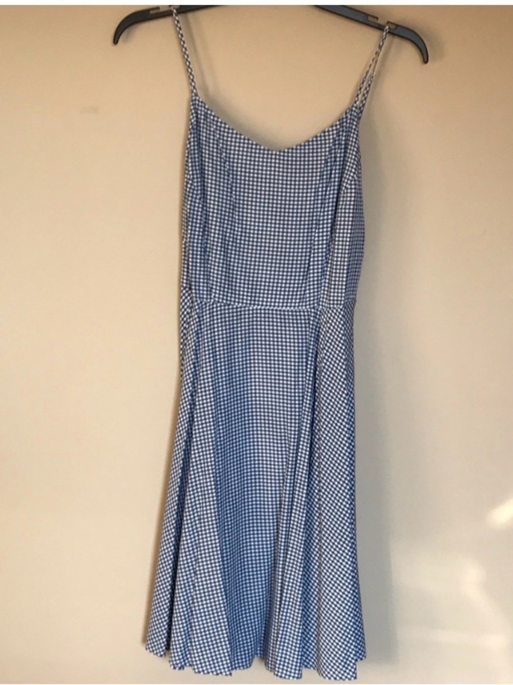 Old Navy Blue Gingham fit and flare Dress